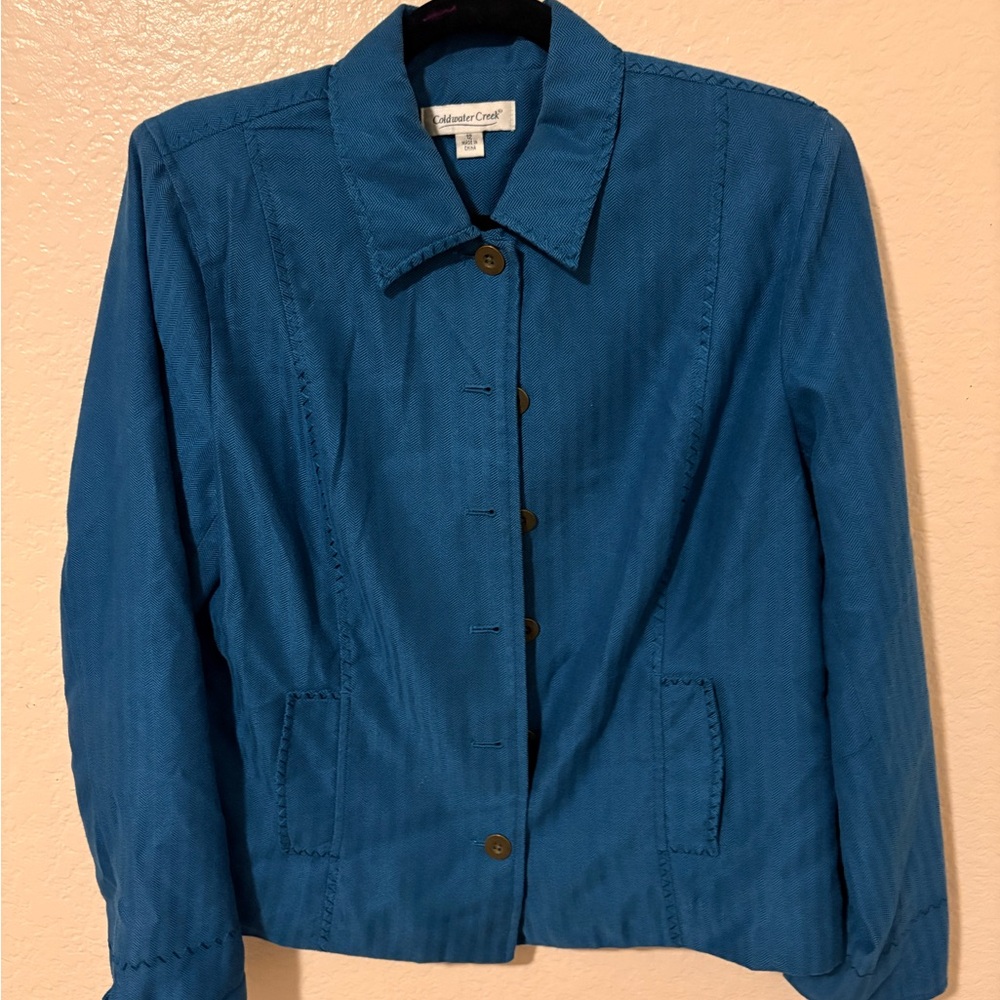Coldwater Creek Teal Women's Blazer